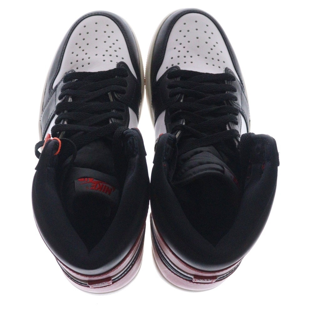 NIKE(ナイキ) Air Jordan 1 Retro High OG Black Toe Reimagined エアジョーダン1 レトロ ハイ OG ブラックトゥリイマジンド ハイカットスニーカー DZ5485-106