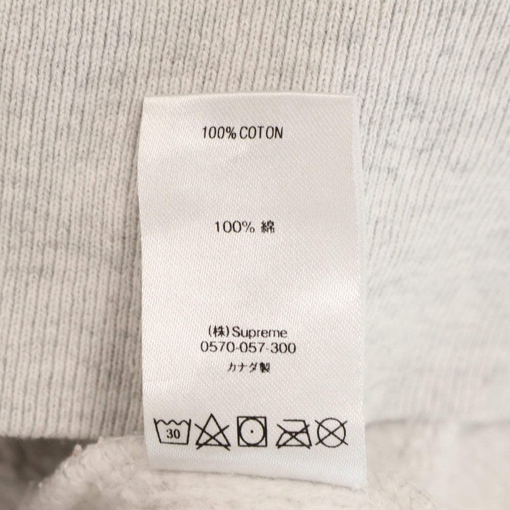 SUPREME(シュプリーム) 18SS Ganesh Crewneck ガーネシャ刺繍 クルーネック コットン 長袖スウェット トレーナー グレー