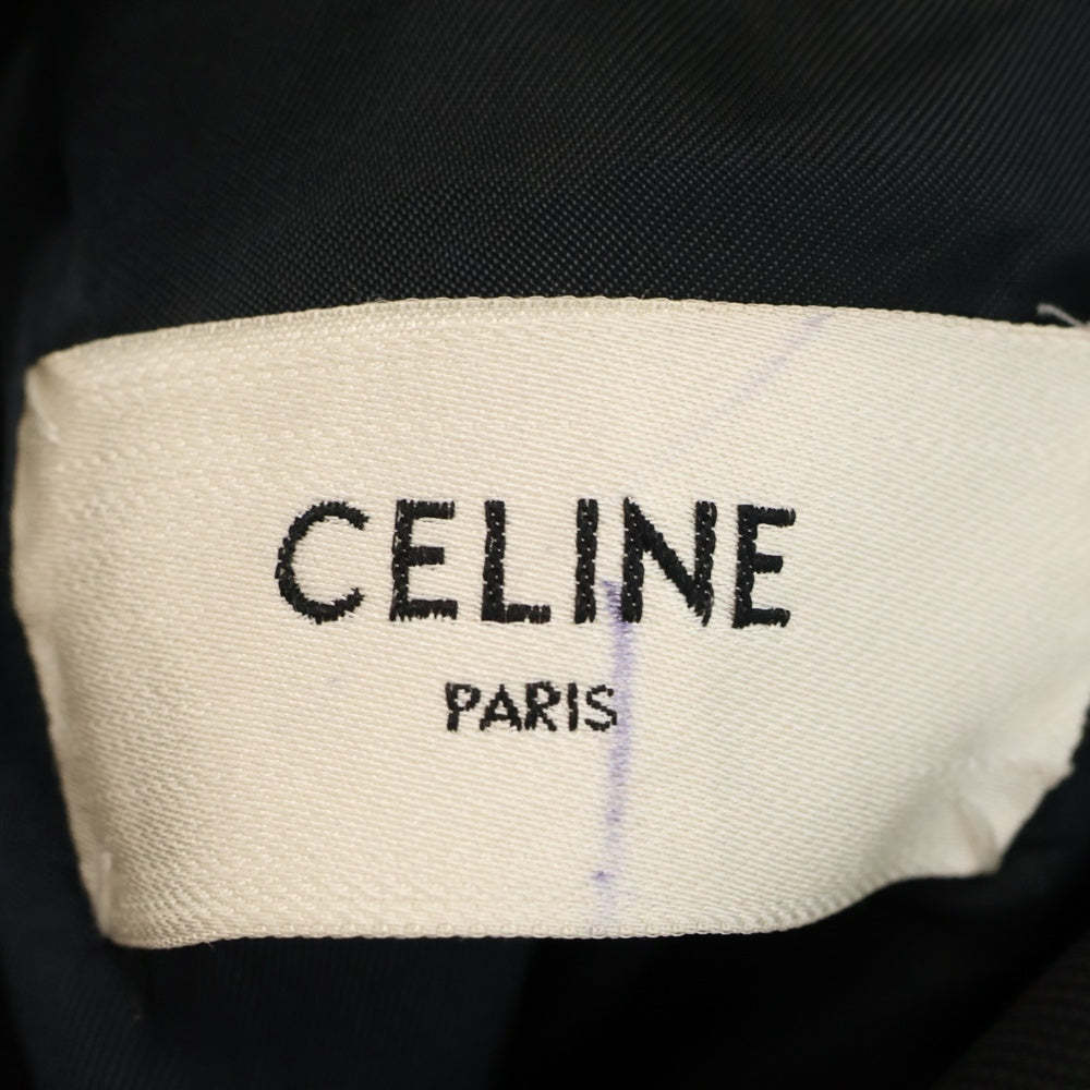 CELINE(セリーヌ) エディ期 ウール レクタングル2Bジャケット ブラック 25ZZ1120D
