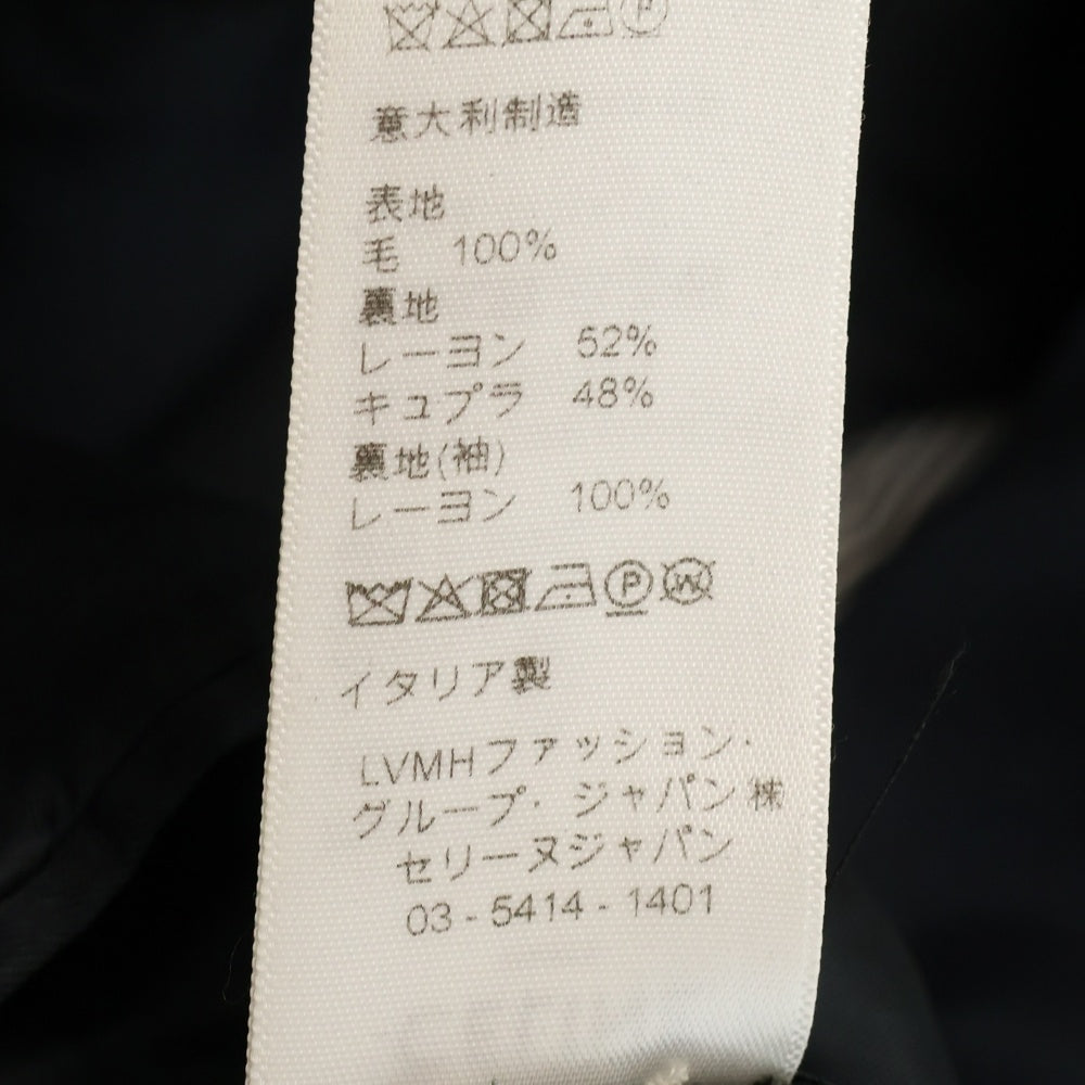 CELINE(セリーヌ) エディ期 ウール レクタングル2Bジャケット ブラック 25ZZ1120D