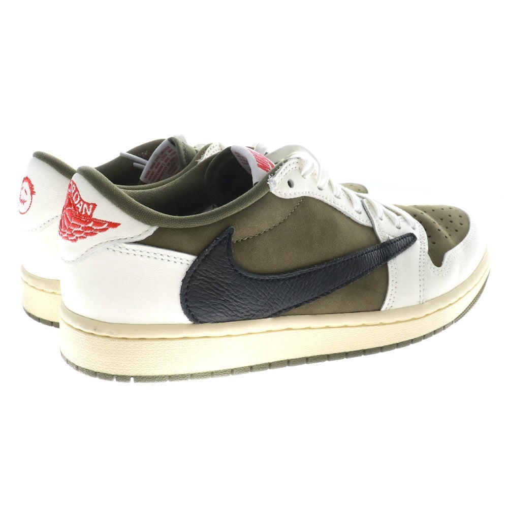 NIKE(ナイキ) ×TRAVIS SCOTT AIR JORDAN 1 LOW OG SP Reverse Olive トラヴィススコット エアジョーダン1 リバースオリーブ ローカットスニーカー DM7866-200