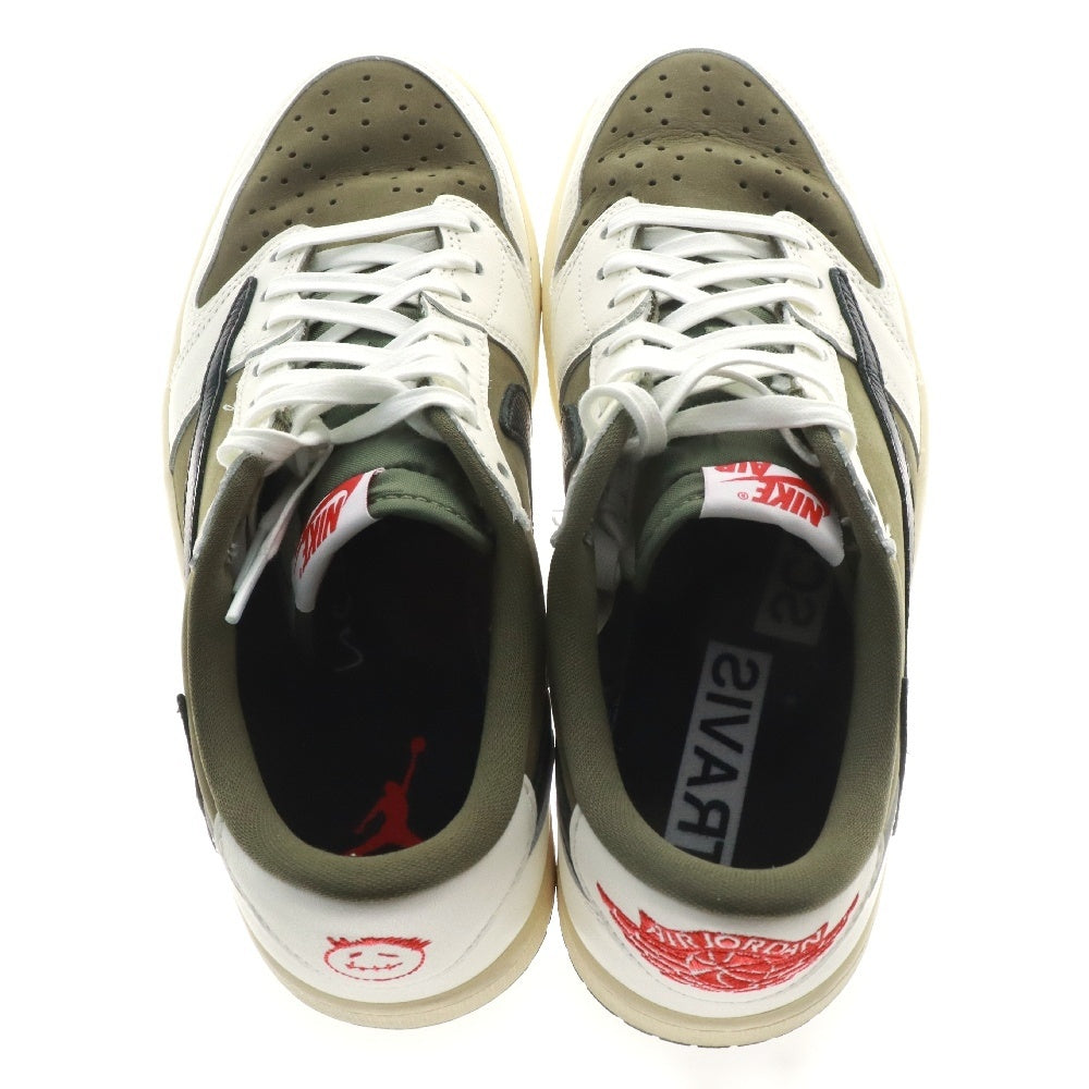 NIKE(ナイキ) ×TRAVIS SCOTT AIR JORDAN 1 LOW OG SP Reverse Olive トラヴィススコット エアジョーダン1 リバースオリーブ ローカットスニーカー DM7866-200