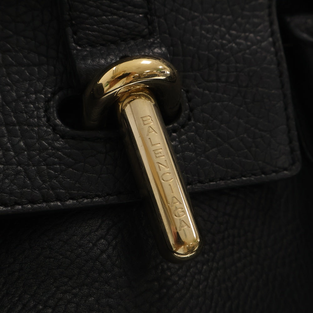 BALENCIAGA(バレンシアガ) チューブラウンド レザー ハンドバッグ ブラック レディース 286403
