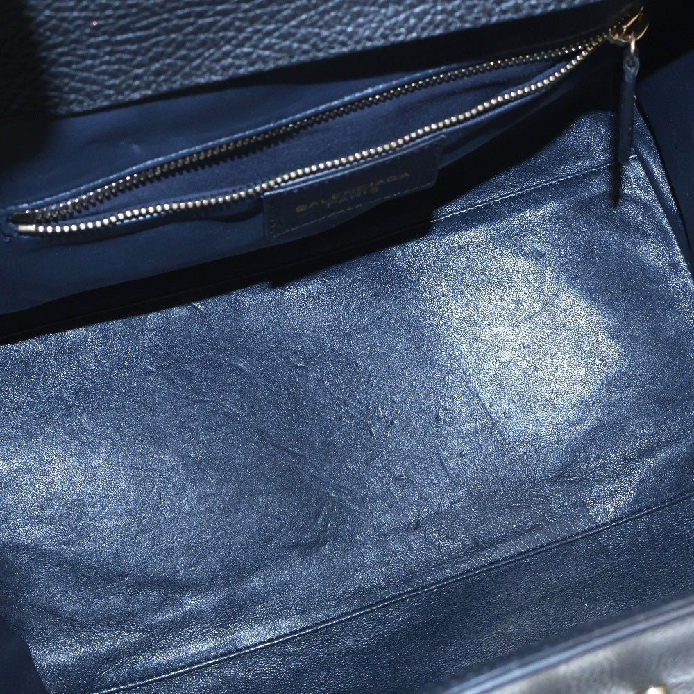 BALENCIAGA(バレンシアガ) チューブラウンド レザー ハンドバッグ ブラック レディース 286403