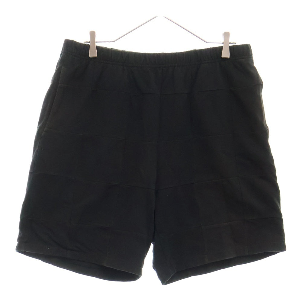 SUPREME(シュプリーム) 18AW Patchwork Pique Short ロゴ刺繍 パッチワーク ハーフパンツ ショーツ ブラック