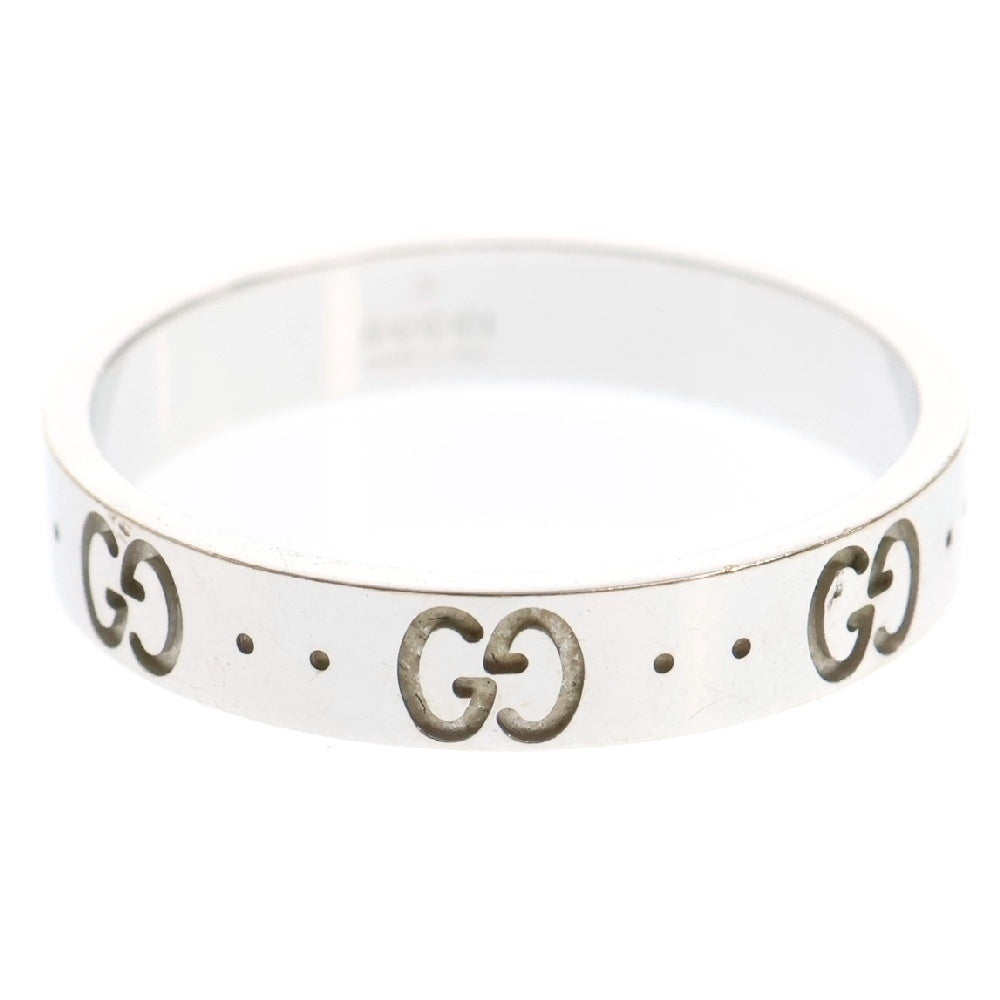 GUCCI(グッチ) K18WG GGアイコンリング