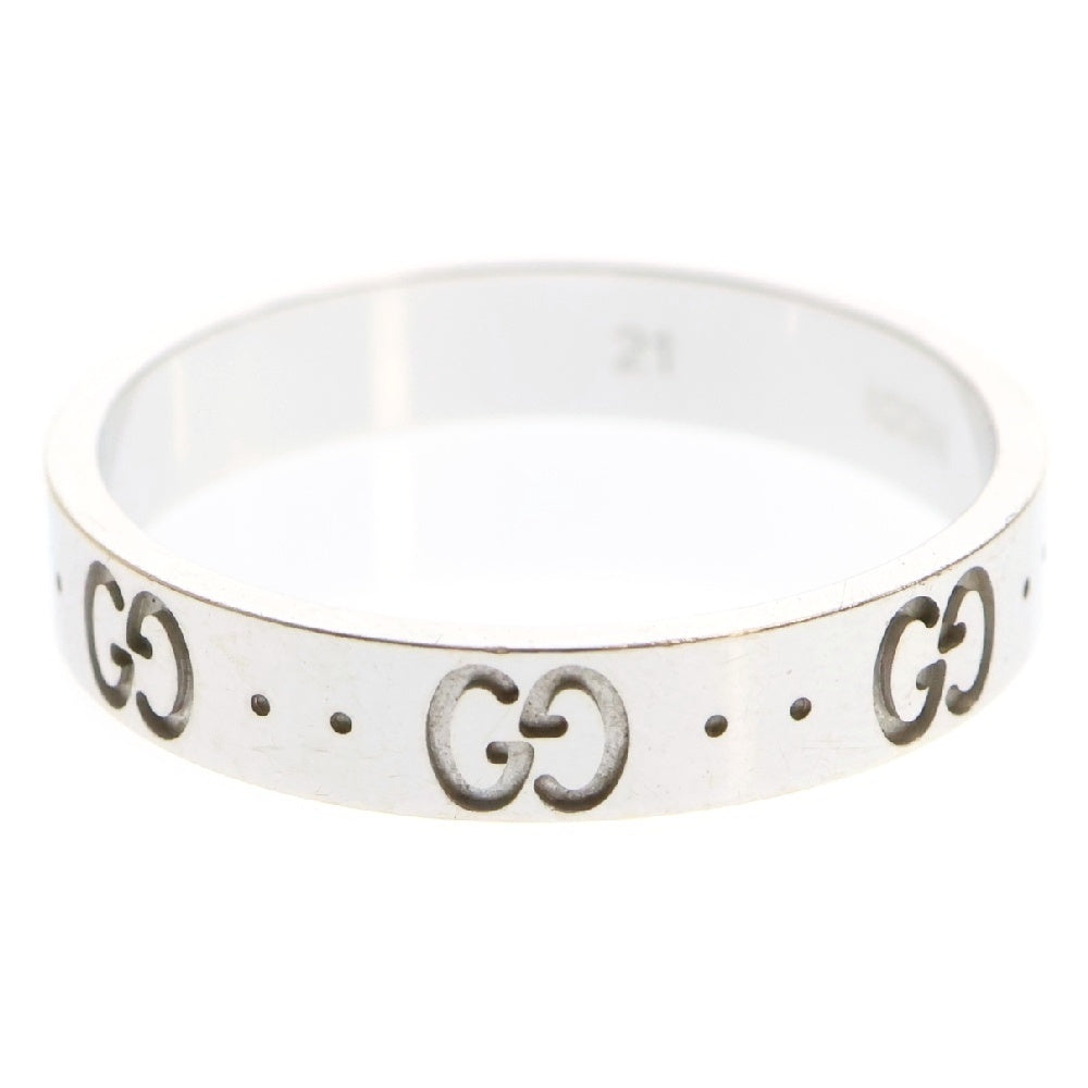 GUCCI(グッチ) K18WG GGアイコンリング