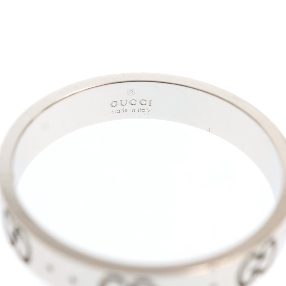 GUCCI(グッチ) K18WG GGアイコンリング