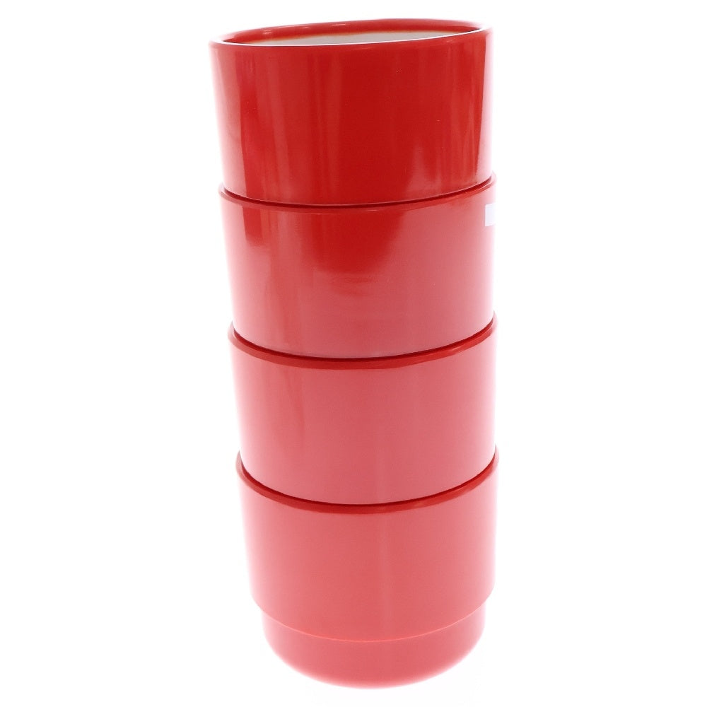 SUPREME(シュプリーム) 18SS Stacking Cups Set of 4 スタッキング カップセット コップ レッド/ホワイト