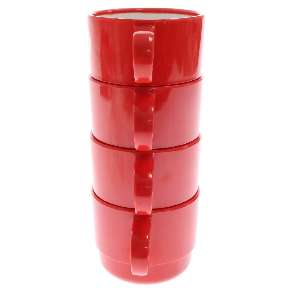 SUPREME(シュプリーム) 18SS Stacking Cups Set of 4 スタッキング カップセット コップ レッド/ホワイト
