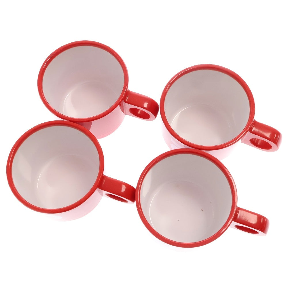 SUPREME(シュプリーム) 18SS Stacking Cups Set of 4 スタッキング カップセット コップ レッド/ホワイト