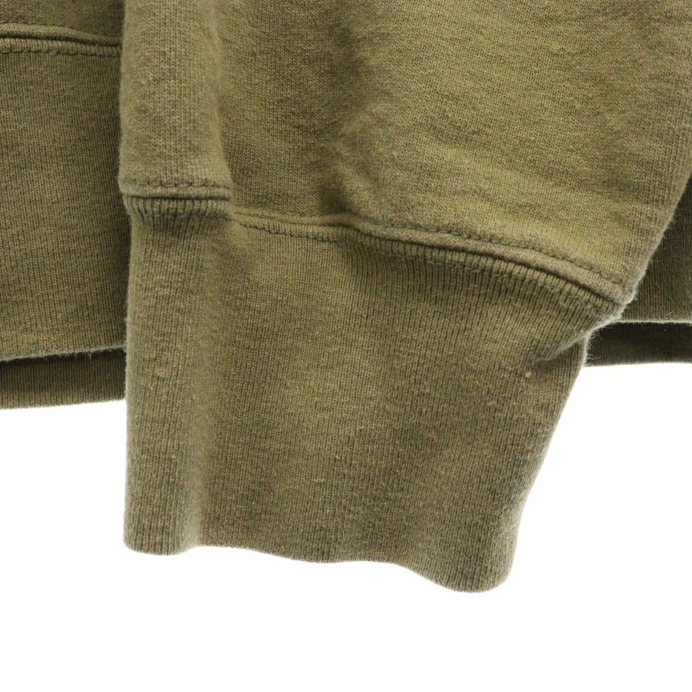 SUPREME(シュプリーム) 22SS Overlap Crewneck クルーネック 刺繍 長袖トレーナー グリーン