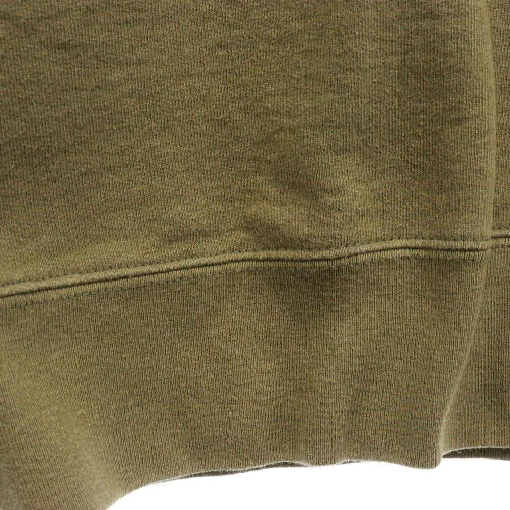 SUPREME(シュプリーム) 22SS Overlap Crewneck クルーネック 刺繍 長袖トレーナー グリーン
