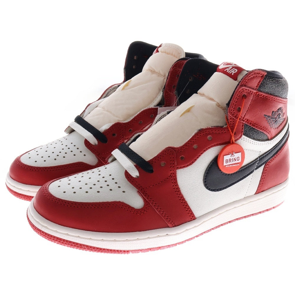 NIKE(ナイキ) AIR JORDAN 1 HIGH OG Lost & Found/Chicago エアジョーダン ロスト & ファウンド/シカゴ ハイカットスニーカー レッド/ホワイト US9/27.0cm DZ5485-612