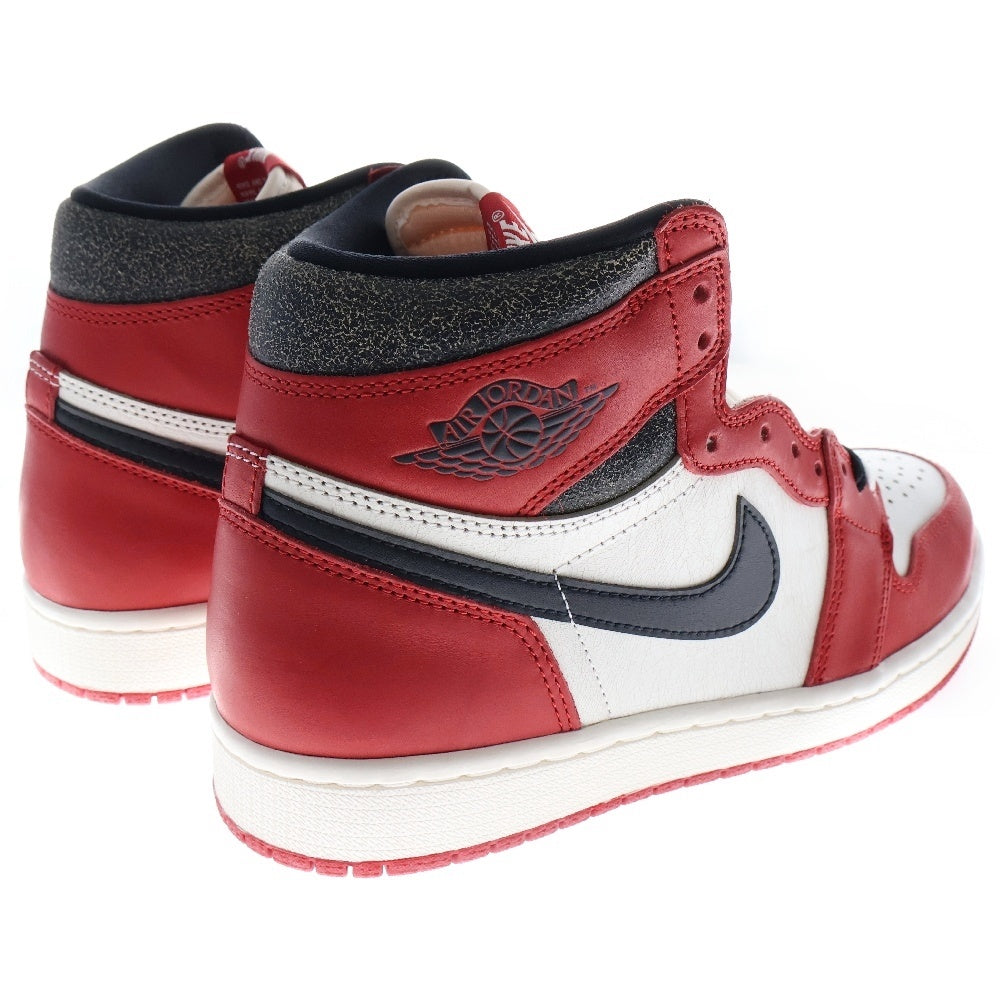NIKE(ナイキ) AIR JORDAN 1 HIGH OG Lost & Found/Chicago エアジョーダン ロスト & ファウンド/シカゴ ハイカットスニーカー レッド/ホワイト US9/27.0cm DZ5485-612