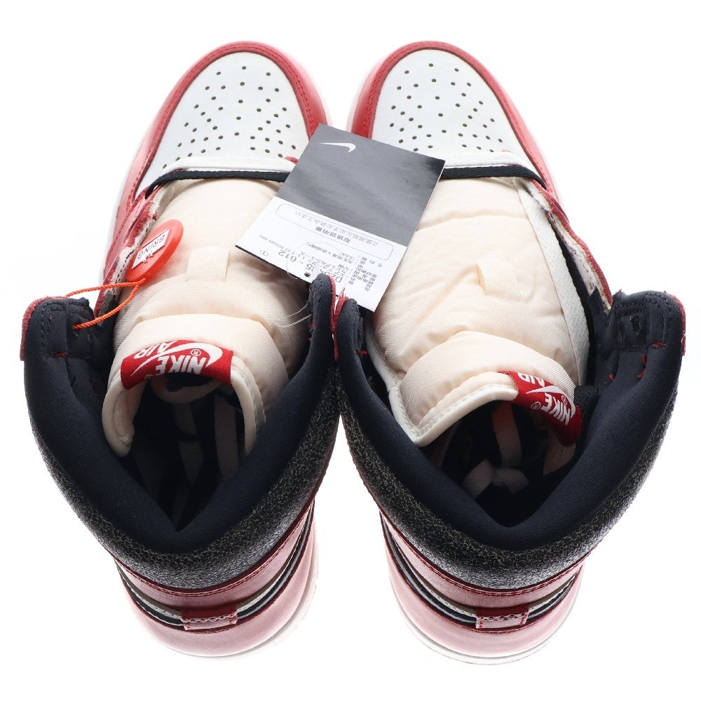 NIKE(ナイキ) AIR JORDAN 1 HIGH OG Lost & Found/Chicago エアジョーダン ロスト & ファウンド/シカゴ ハイカットスニーカー レッド/ホワイト US9/27.0cm DZ5485-612