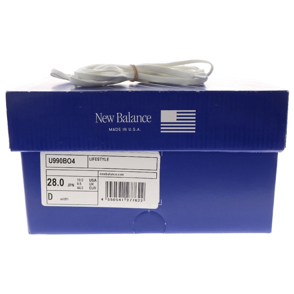 New Balance(ニューバランス) U990BO4 Macadamia Nut メッシュローカットスニーカー ベージュ US10/28cm