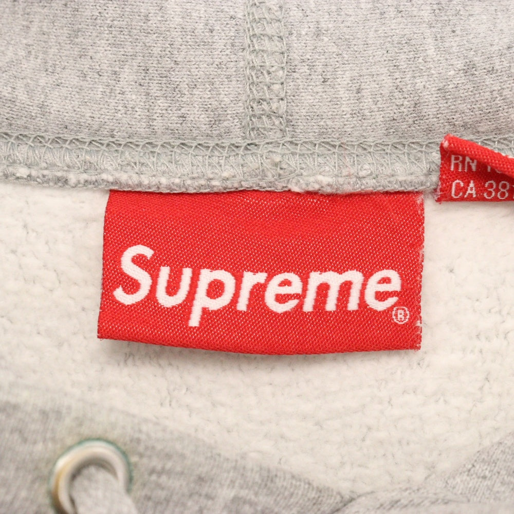 SUPREME(シュプリーム) 20AW Cross Box Logo Hooded Sweatshirt クロスボックスロゴ フーデッド プルオーバー スウェットパーカー グレー