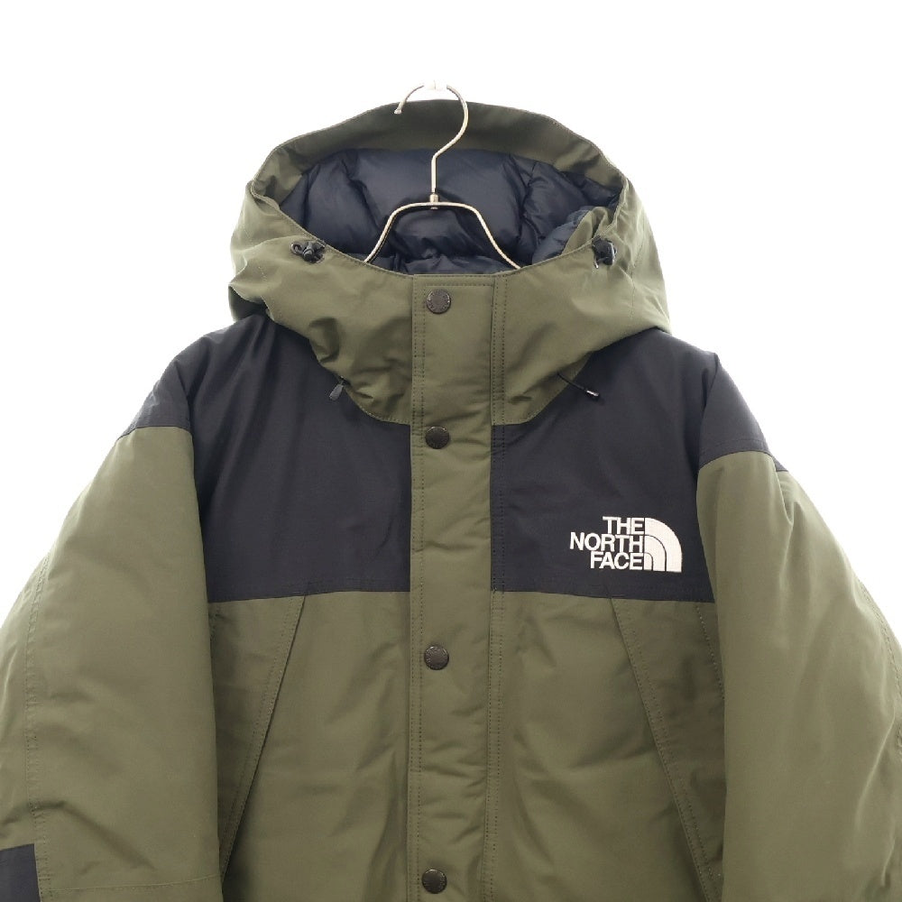 THE NORTH FACE(ザノースフェイス) GORE-TEX MOUNTAIN DOWN JACKET ゴアテックス ジップアップ マウンテン ダウンジャケット カーキ/ブラック ND92237