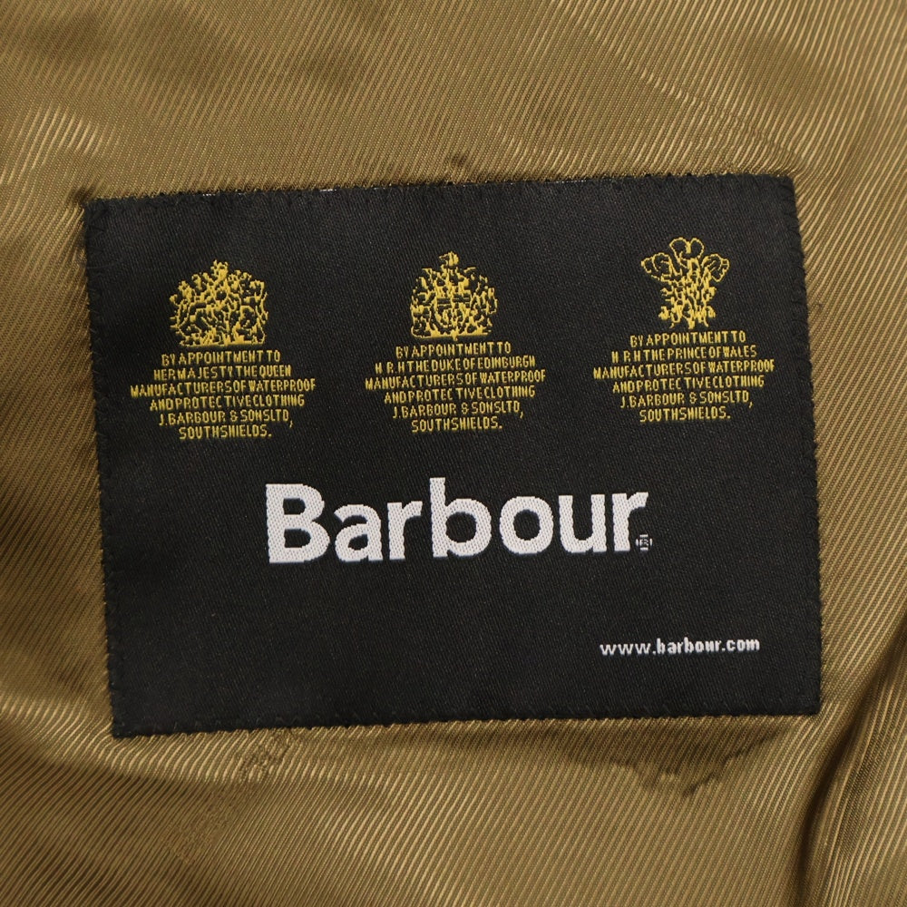 Barbour(バブアー) ツイードテーラードジャケット エルボーパッチ ヘリンボーン ブラウン