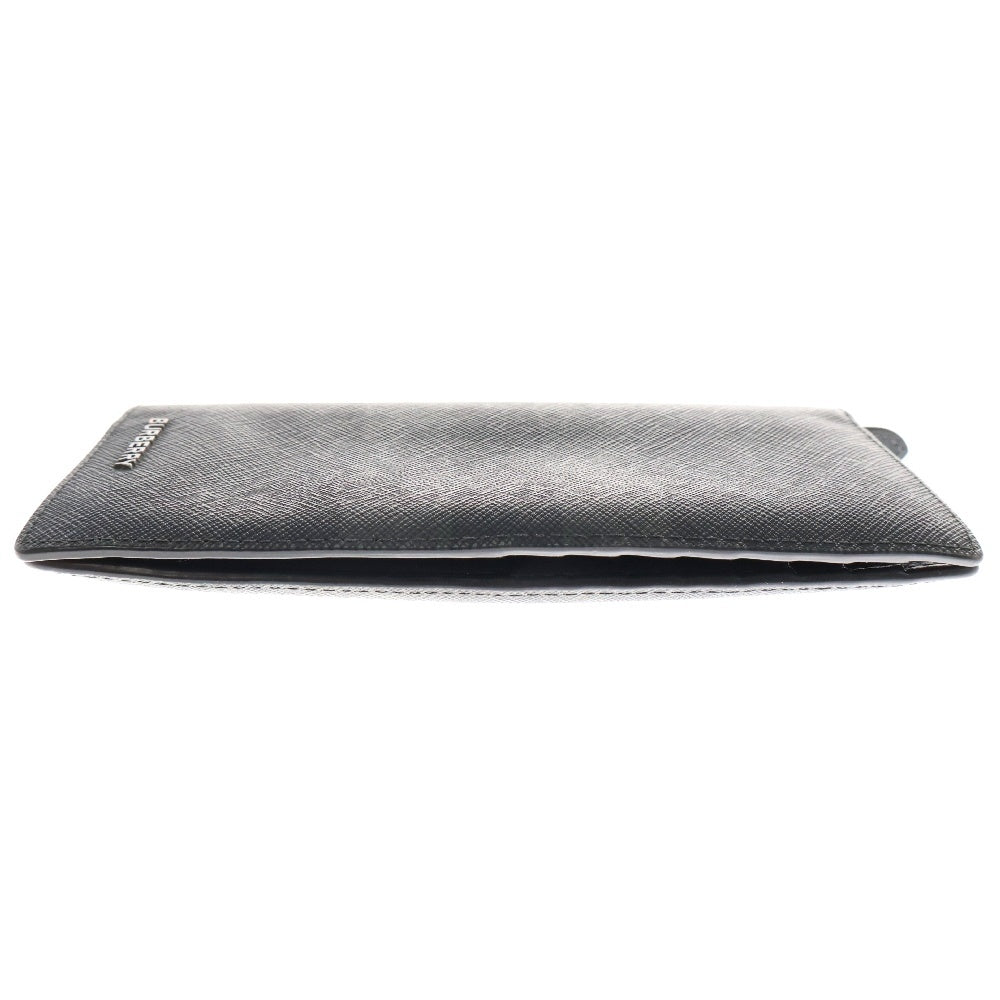 BURBERRY(バーバリー) ノバチェック 2つ折り長財布 PVC ブラック