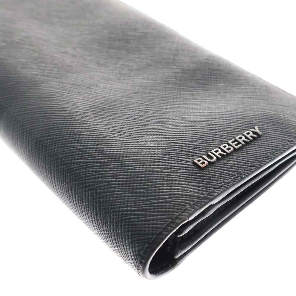 BURBERRY(バーバリー) ノバチェック 2つ折り長財布 PVC ブラック