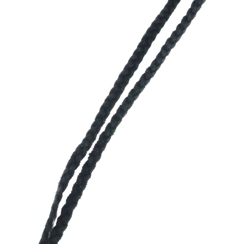 CHROME HEARTS(クロムハーツ) CROW クロウ レザーブレイド Wボロチップ ペンダントトップ ネックレス ブラック/シルバー