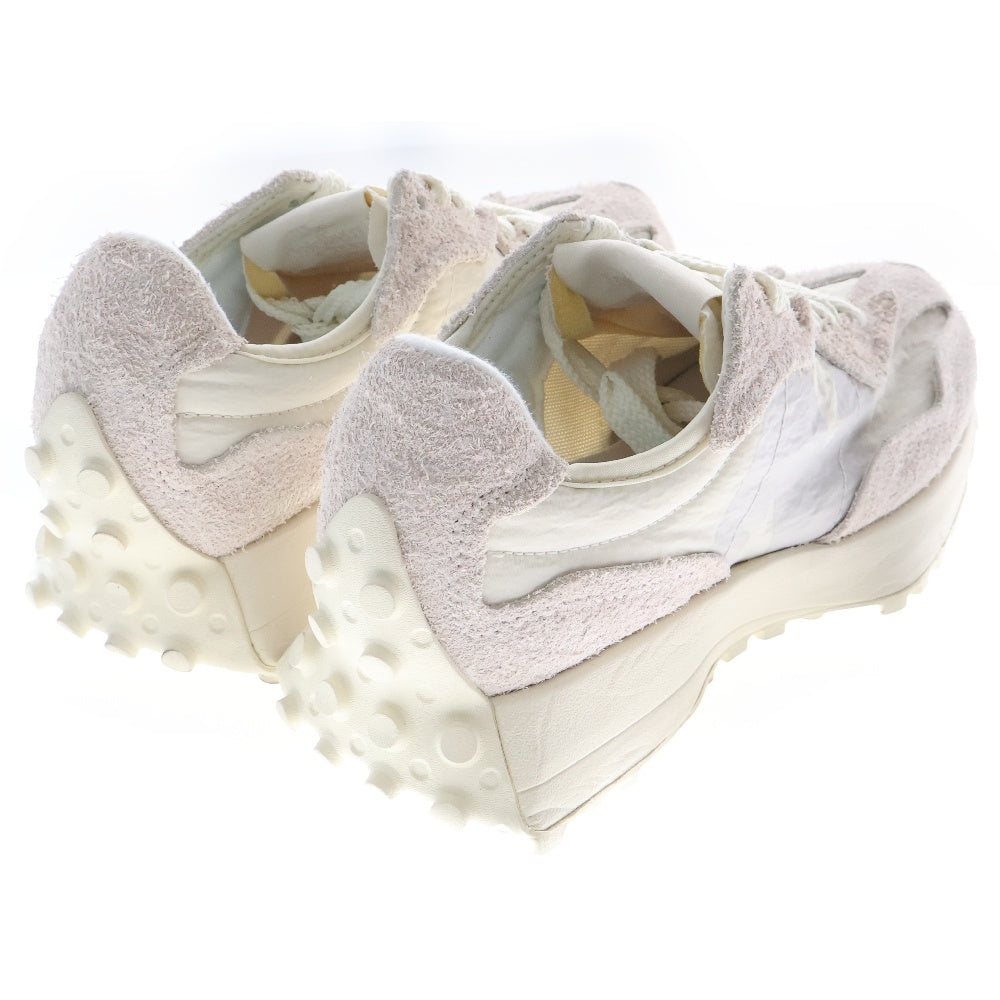 New Balance(ニューバランス) U327WCC Width D WHITE BEIGE スウェード ローカットスニーカー アイボリー US5.5/23.5cm レディース