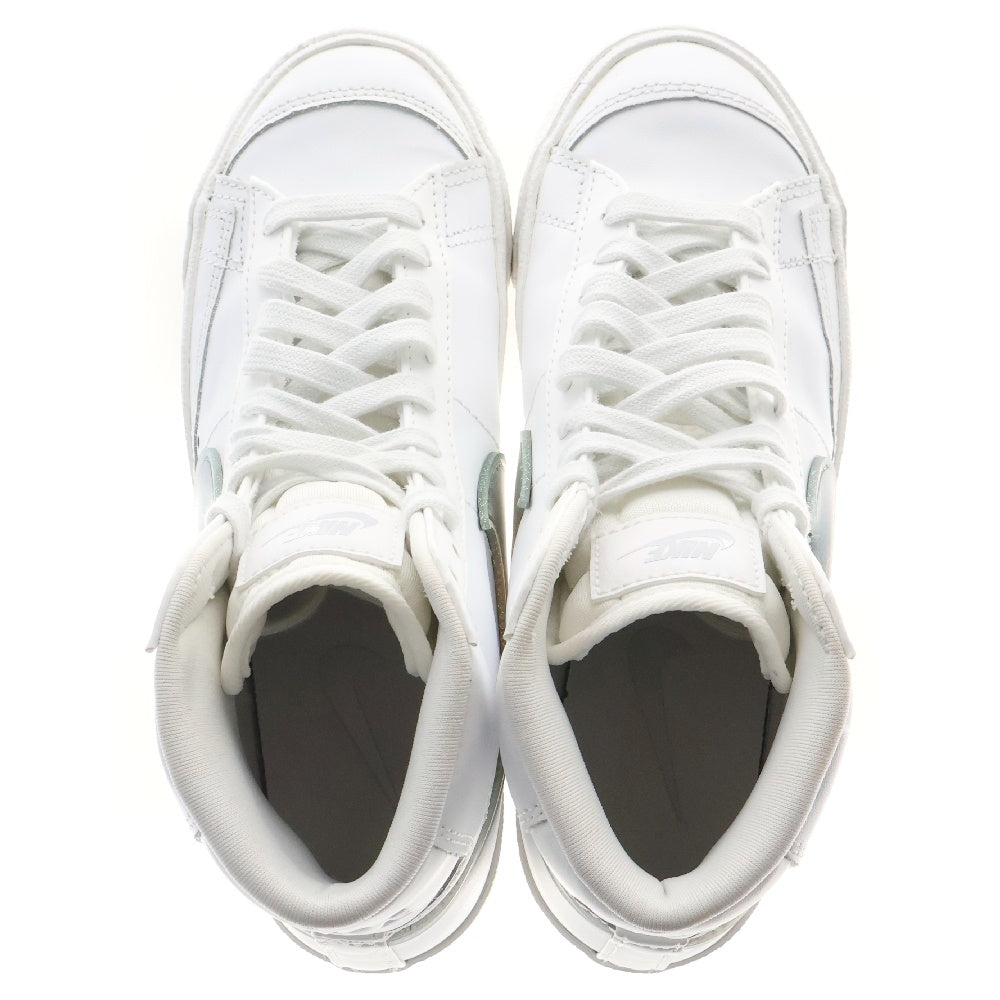 NIKE(ナイキ) WMNS BLAZER MID Essential ウィメンズ ブレザー ハイカットスニーカー ホワイト US6/23.0cm DH4399-100
