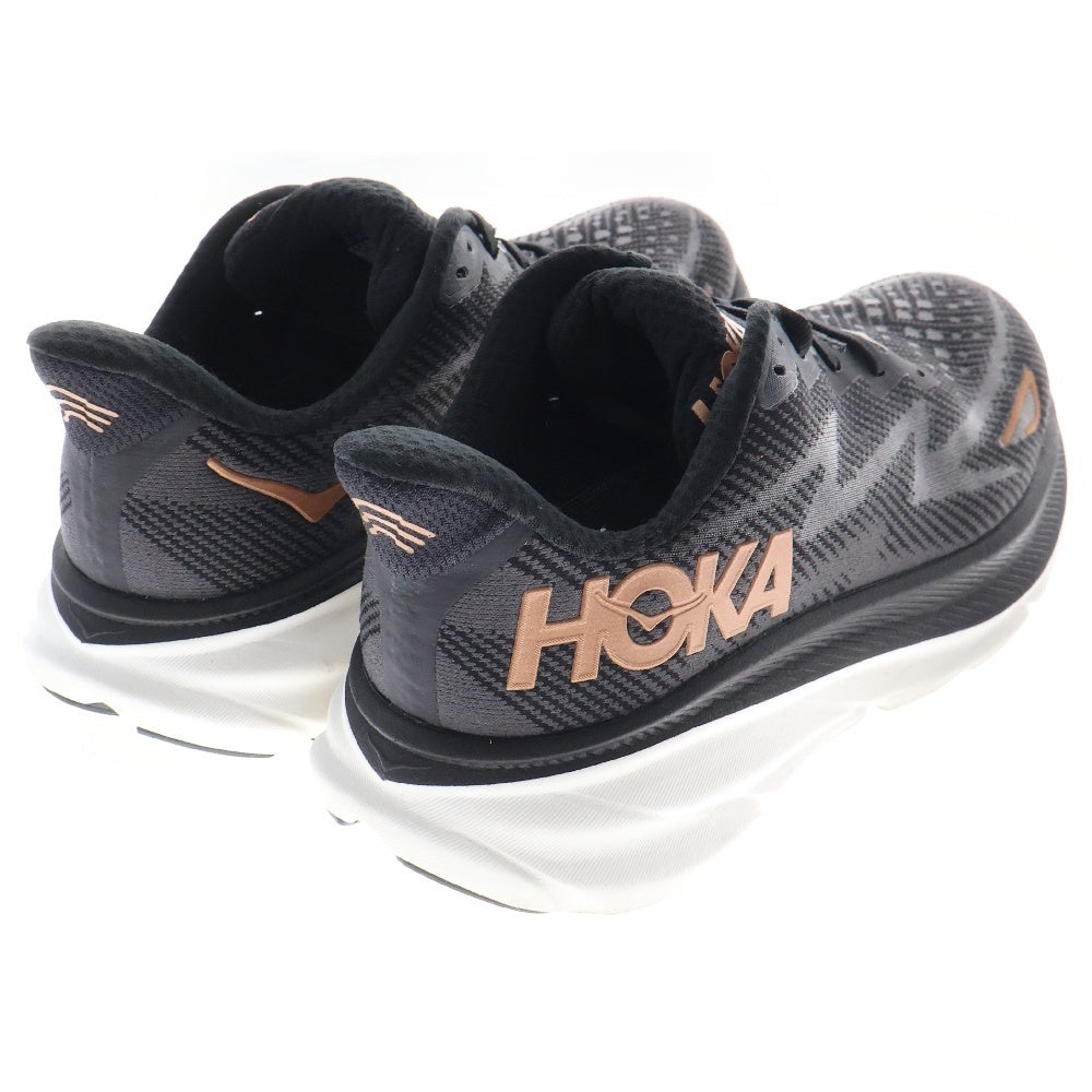 HOKA ONE ONE(ホカオネオネ) WMNS CLIFTON 9 ウィメンズ クリフトン ローカットスニーカー ブラック US6B/23.0cm 1127896