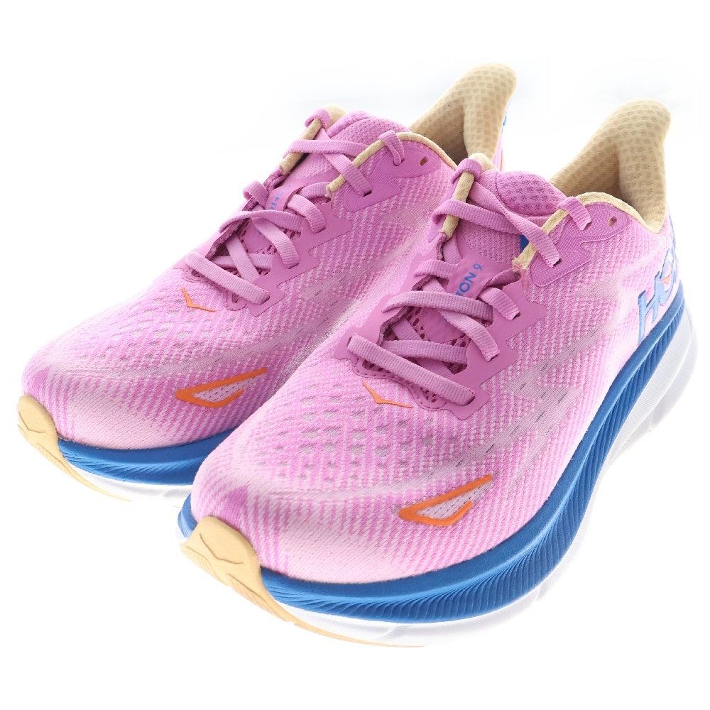 HOKA ONE ONE(ホカオネオネ) WMNS CLIFTON 9 ウィメンズ ローカットスニーカー ピンク US6D/23.0cm 1132211 レディース