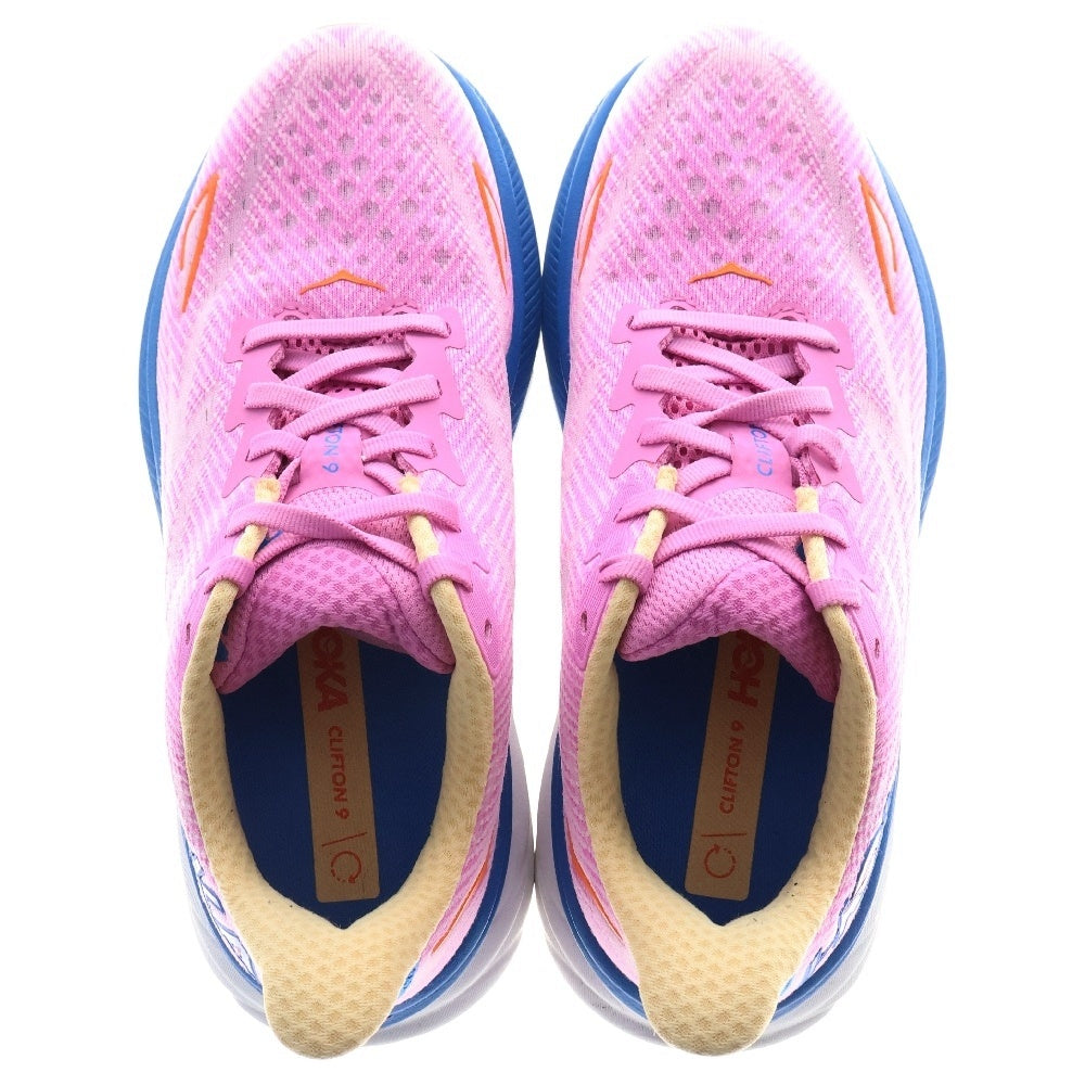 HOKA ONE ONE(ホカオネオネ) WMNS CLIFTON 9 ウィメンズ ローカットスニーカー ピンク US6D/23.0cm 1132211 レディース