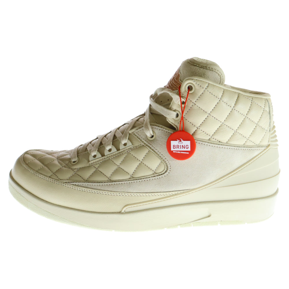 NIKE(ナイキ) ×JUST DON AIR JORDAN 2 RETRO BEACH ジャストドン エアジョーダン2レトロ ビーチ スニーカー ベージュ US12/30cm 834825-250