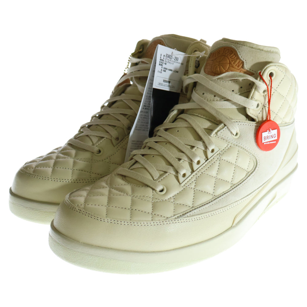 NIKE(ナイキ) ×JUST DON AIR JORDAN 2 RETRO BEACH ジャストドン エアジョーダン2レトロ ビーチ スニーカー ベージュ US12/30cm 834825-250
