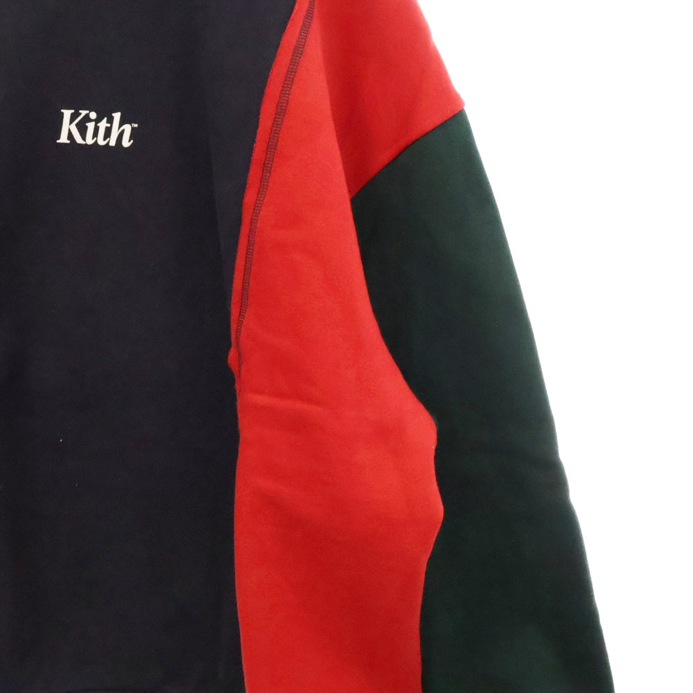 KITH(キス) 19AW Reverse Paneled Crewneck リバースパネル クルーネック スウェット トレーナー マルチカラー