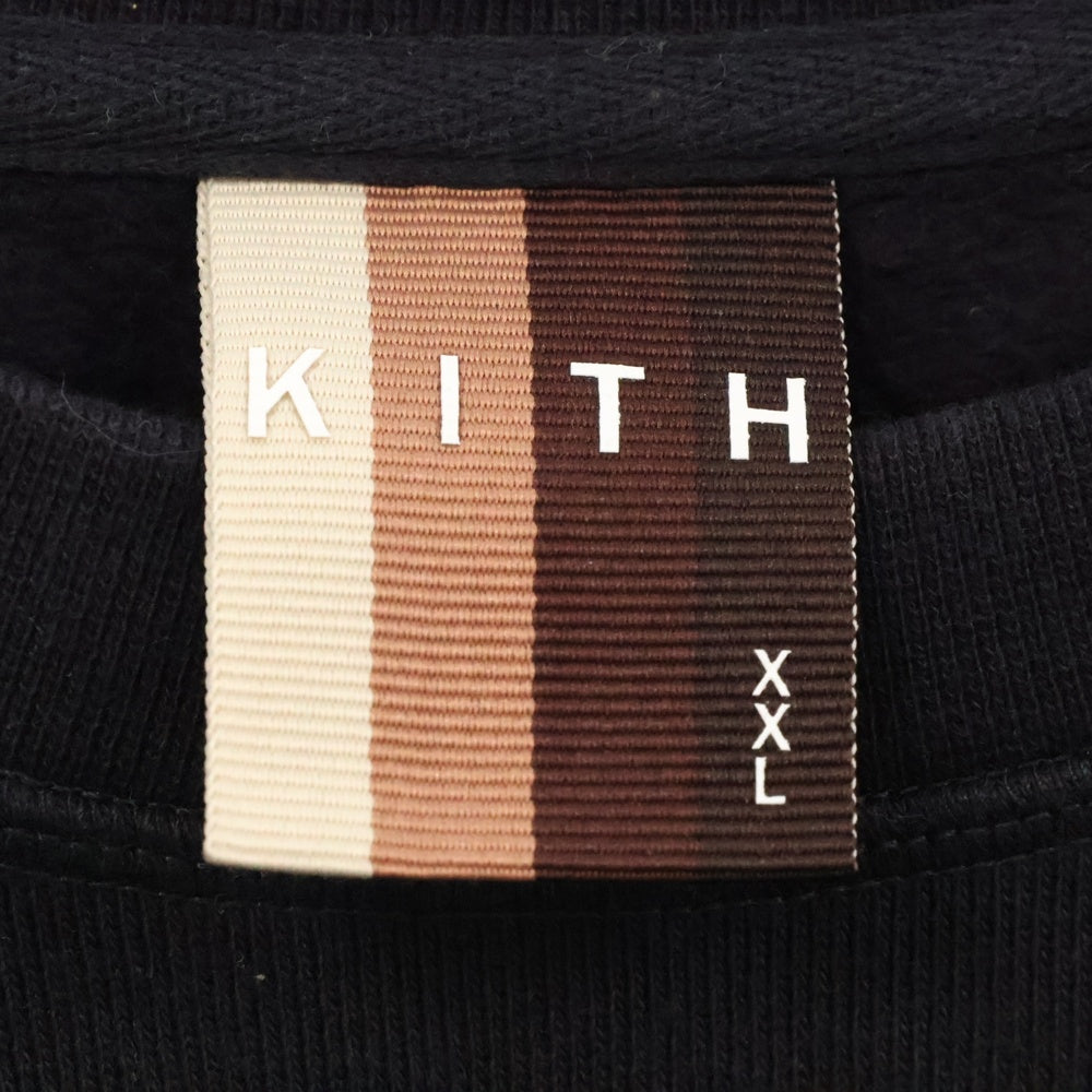 KITH(キス) 19AW Reverse Paneled Crewneck リバースパネル クルーネック スウェット トレーナー マルチカラー