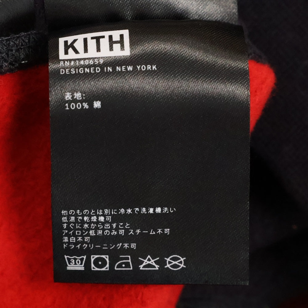 KITH(キス) 19AW Reverse Paneled Crewneck リバースパネル クルーネック スウェット トレーナー マルチカラー