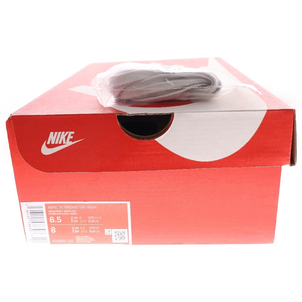 NIKE(ナイキ) TERMINATOR HIGH Noble Green ターミネーター ハイカットスニーカー グリーン/ホワイト US6.5/24.5cm FD0650-100