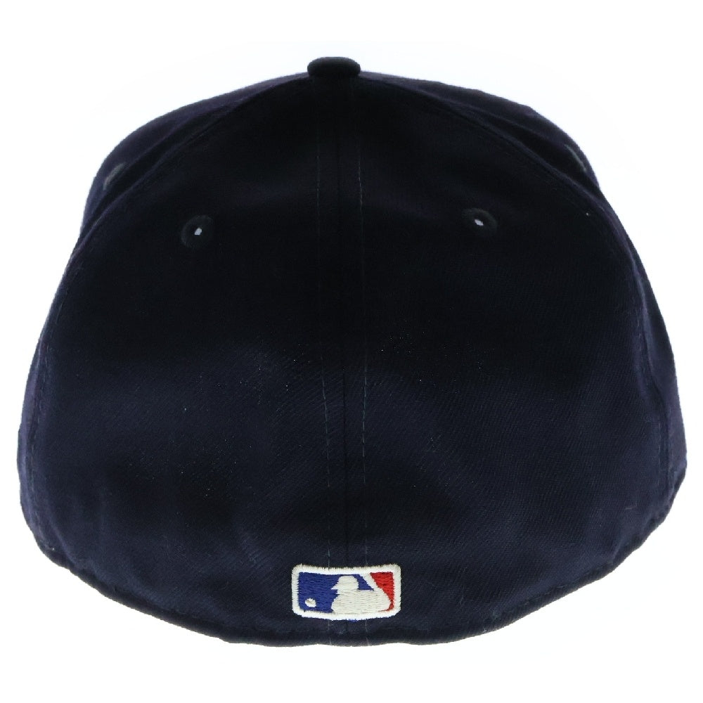 NEW ERA(ニューエラ) 59FIFTY ×FEAR OF GOD ESSENTIALS The Classic Collection フィアオブゴッド エッセンシャル ロゴ刺繍 ベースボールキャップ 帽子 ネイビー