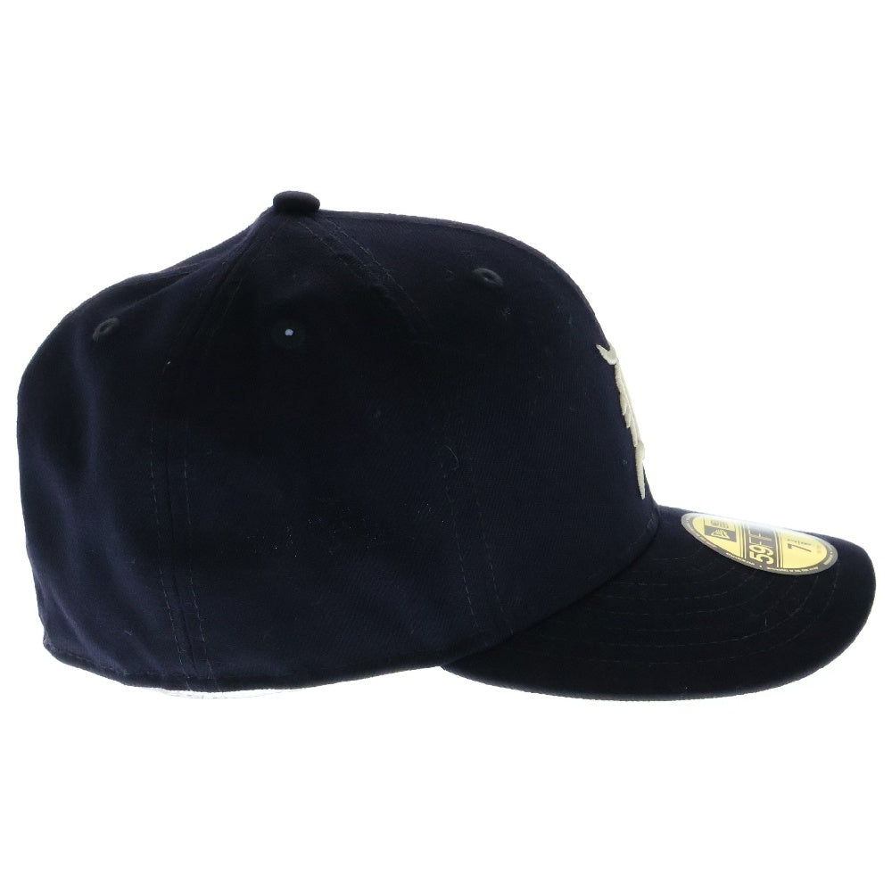 NEW ERA(ニューエラ) 59FIFTY ×FEAR OF GOD ESSENTIALS The Classic Collection フィアオブゴッド エッセンシャル ロゴ刺繍 ベースボールキャップ 帽子 ネイビー