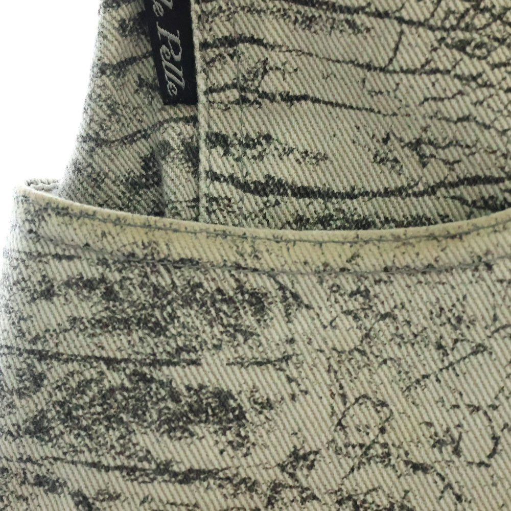 pelle pelle(ペレペレ) 00s Python Pattern Denim Pants パイソン柄 ジップフライ デニムパンツ グレー