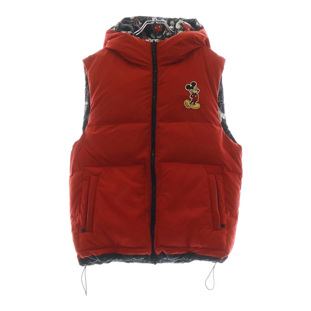 KITH(キス) 19AW ×Disney Bristol Down Puffer Vest ディズニー ブリストル 中綿ダウンベスト リバーシブル レッド/ブラック KH1216