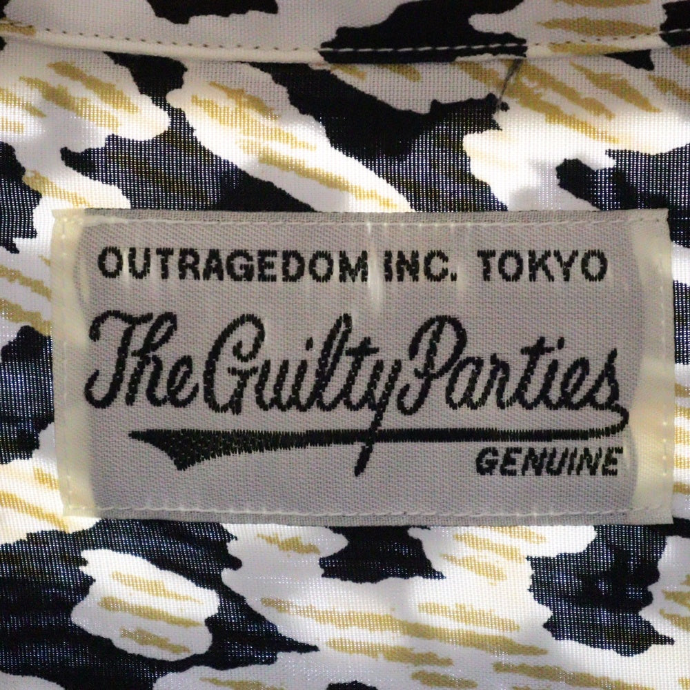 WACKO MARIA(ワコマリア) 24AW LEOPARD HAWAIIAN SHIRT S/S レオパード柄 ハワイアンシャツ 半袖シャツ ブラック/ホワイト