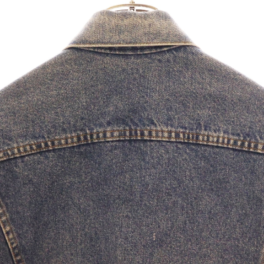 Levi's(リーバイス) 80~90S VINTAGE 70411-0816 ボタン裏327 38 バッファローチェック フランネルライナー 4th トラッカージャケット インディゴ/レッド