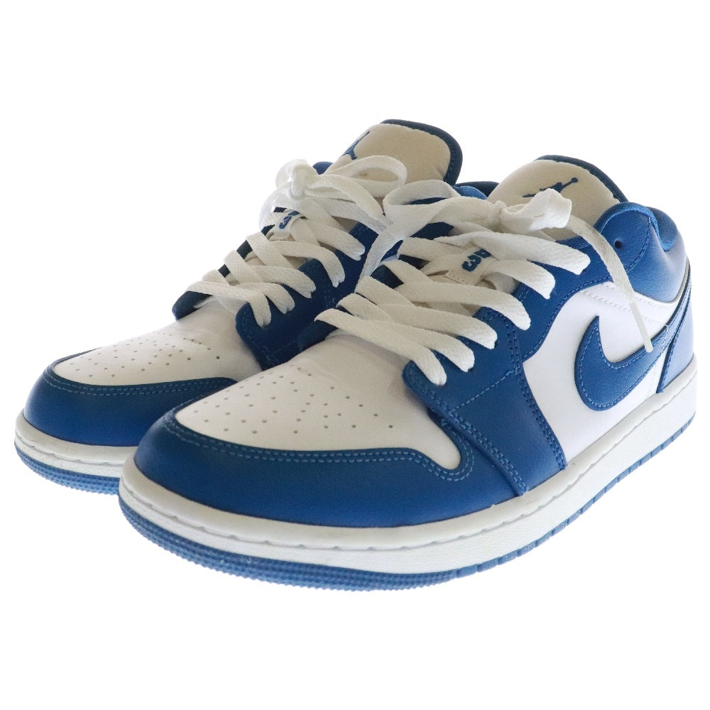 NIKE(ナイキ) WMNS AIR JORDAN 1 RETRO LOW OG Marina Blue エアジョーダン 1 ロー レトロ マリーナブルー ローカットスニーカー ブルー US11/28cm DC0774-114