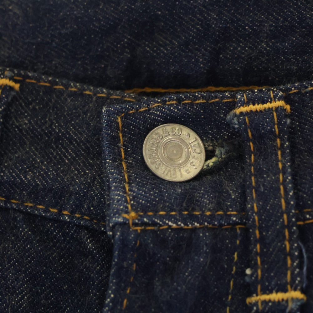 Levi's(リーバイス) 60-70s VINTAGE 502-0017 ボタン裏刻印16 SCOVILL ZIP ジップフライデニムパンツ インディゴ