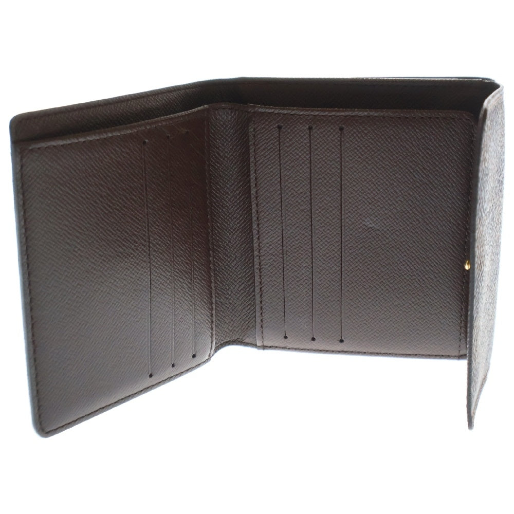 LOUIS VUITTON(ルイヴィトン) ダミエ ポルトフォイユ エリーズ 3つ折り財布 PVC ブラウン N61654