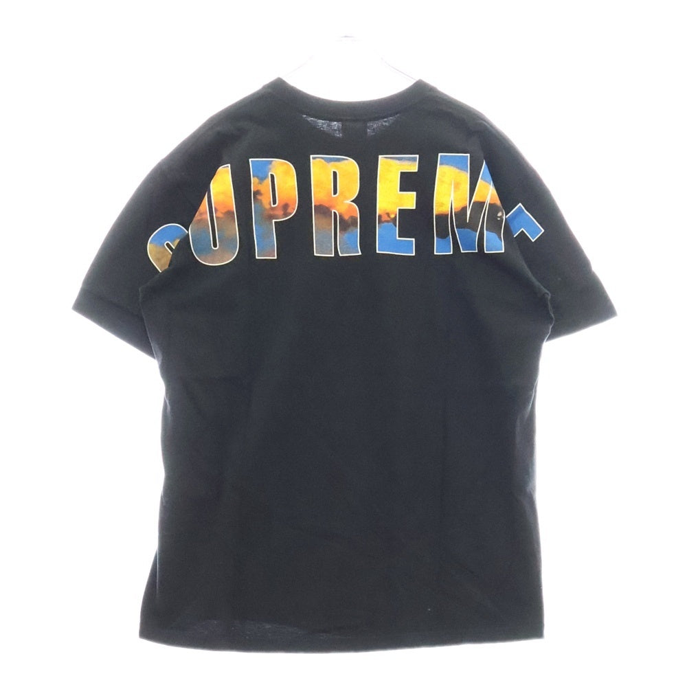 SUPREME(シュプリーム) 17AW Crash Tee クラッシュ バックロゴプリント 半袖Tシャツ カットソー ブラック