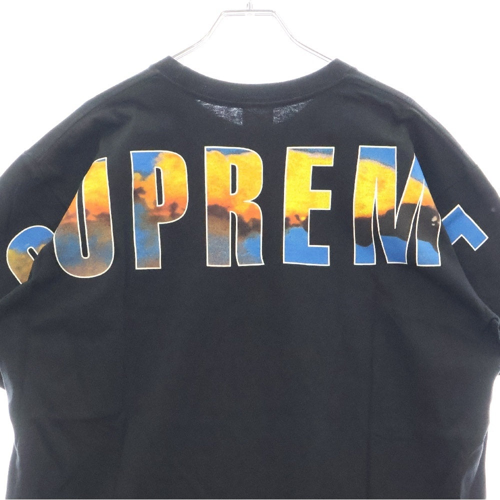 SUPREME(シュプリーム) 17AW Crash Tee クラッシュ バックロゴプリント 半袖Tシャツ カットソー ブラック