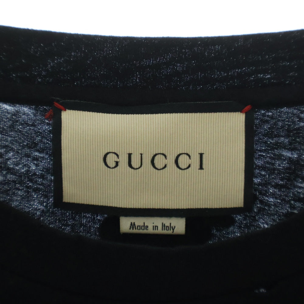 GUCCI(グッチ) オーバーサイズ ロゴ コットン Tシャツ 半袖カットソー 457095